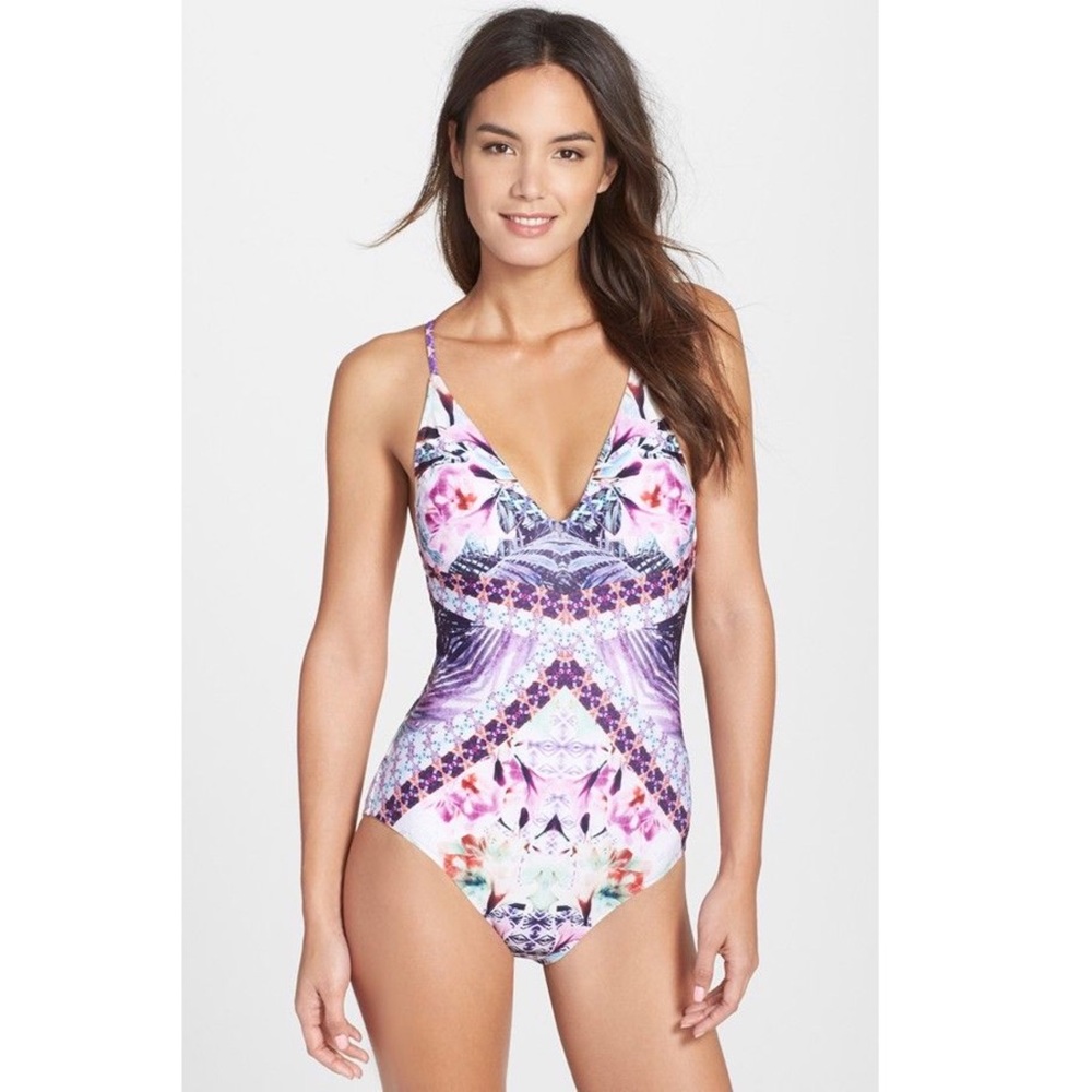 Nanette Lepore Bollywood Goddess Swim Suit small